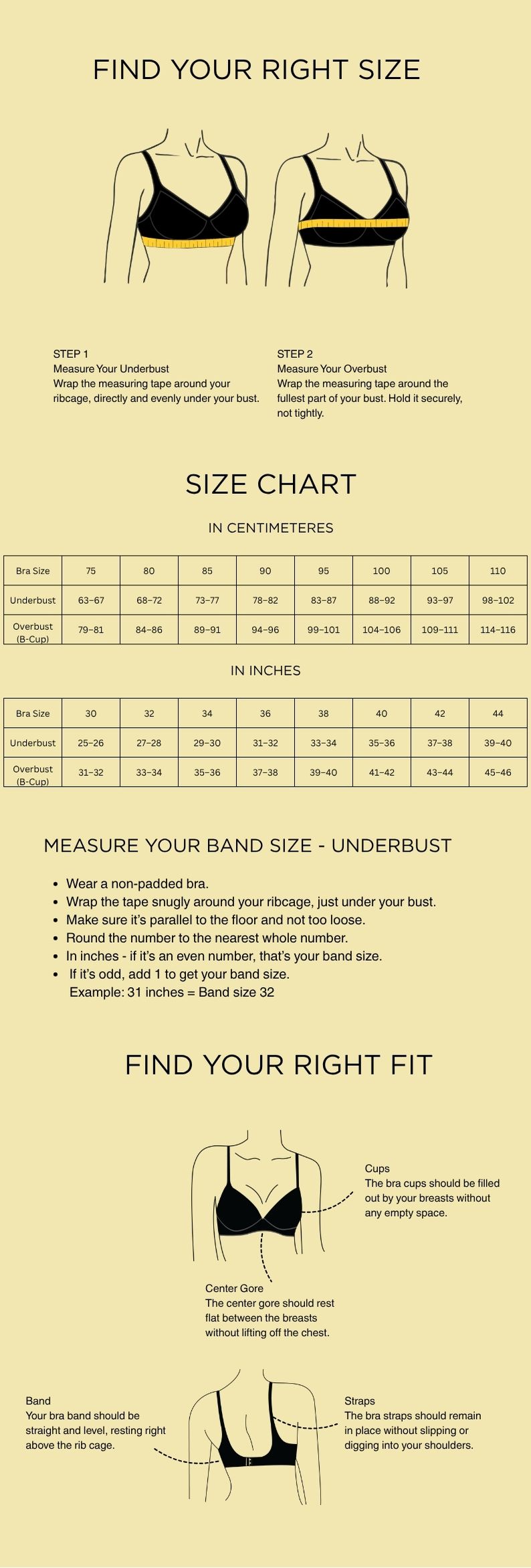Size Guide Desktop