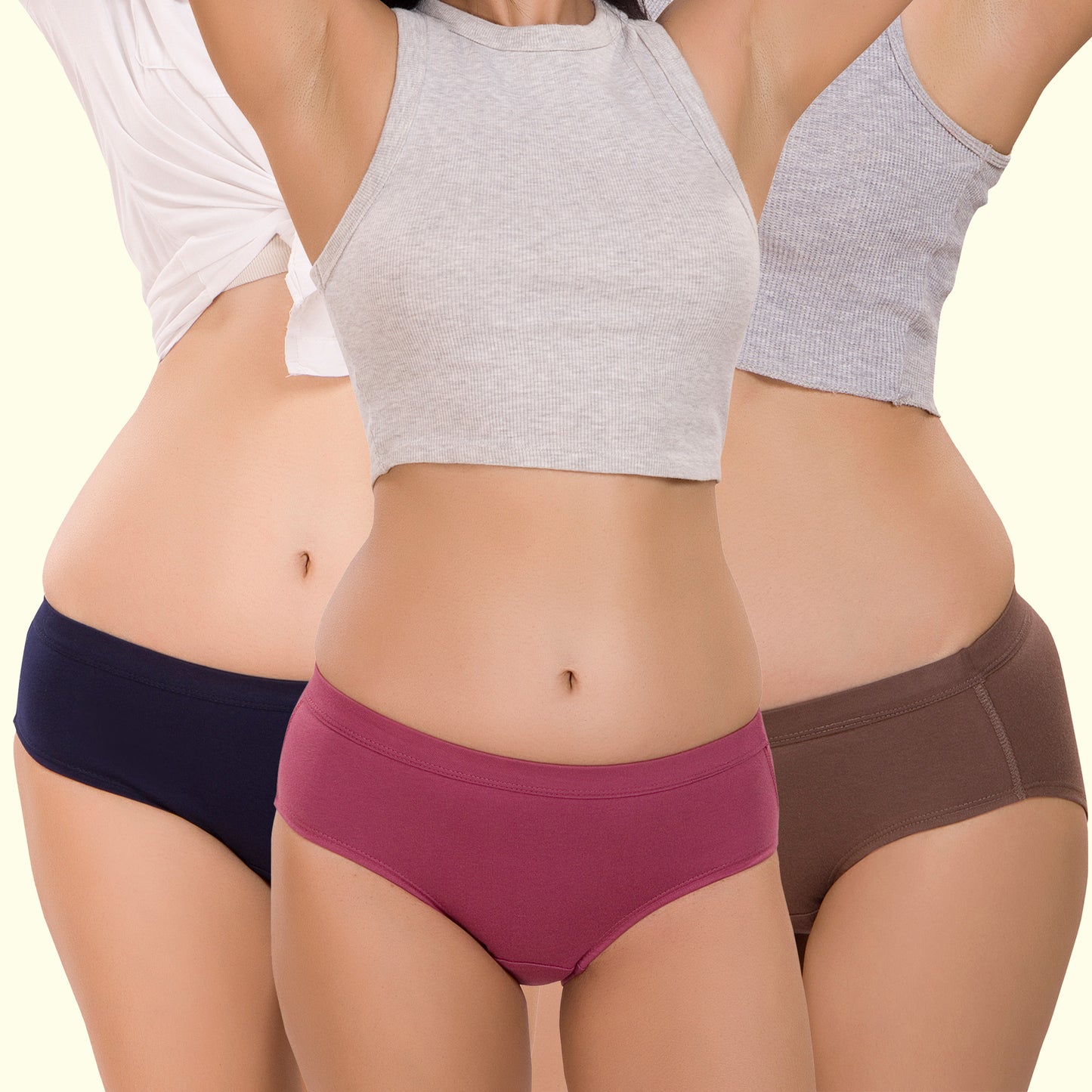 DEEP TAUPE - REDVIOLET - NAVY