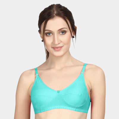 Buy Naidu Hall Double Layered Non Wired Full Coverage Blouse Bra - Black at  Rs.175 online