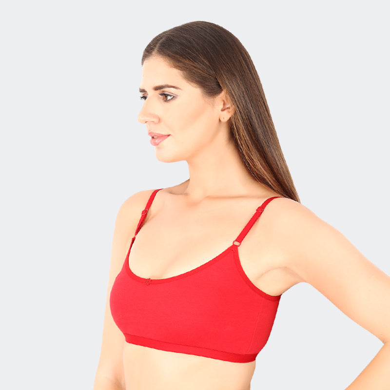 Buy Prithvi PRENCY Inner Wears/Explore Oasis - Full Coverage Prency Bra B  Cup for Women, 100% Super Combed Cotton, Softened Shoulder Strap